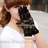 Noble Liturgical Dance Accessories Polyester Short Lace Gloves Flowers Pattern