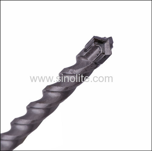 SDS plus shank triple carbide head hammer drill bit