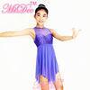 Illusion Sweet Heart Neckline Tricorn Cut Skirt Brief Under Mesh Dress Dance Competition Costumes