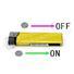 XF Yellow Plastic Lighter Poker Scanner With Double Camera