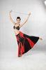 Erogenous Belly Dancing Clothes Halter Neck Bar Metallic Long Floor Length Skirts 2 Piece Dance Cost