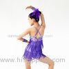 Stage Performance Dance Wear Accessories Lovely Purple Feather Headpiece