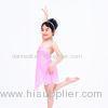 Lyrical Modern Dance Costumes ChildrenS Sparkle Polyester Mesh Fabric Dress