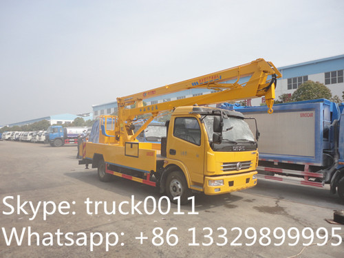 dongfeng duolika 120hp 16m overhead working platform truck for sale