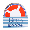 Wooden Box Arts With HELLO Sailos Logo