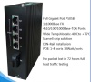 5 ports Full Gigabit PoE Industrial Ethernet Switch with 4 PoE ports and 1 fiber port