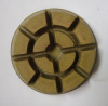 Floor diamond polishing pad