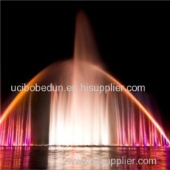 Rainbow fountain Musical dancing fountain large colorful multimedia musical fountain