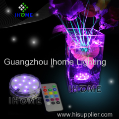 submersible fountain led light with remote control for wedding decoration