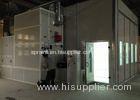 Industrial Semi Downdraft Spray Booth 10M High Efficiency White / Blue Color