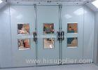 Tempered Glass Workshop Garage Paint Booth Systems With EPS Panel Roof