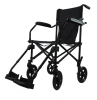 LightWeight Easily Foldable Travel Wheelchair with Bags