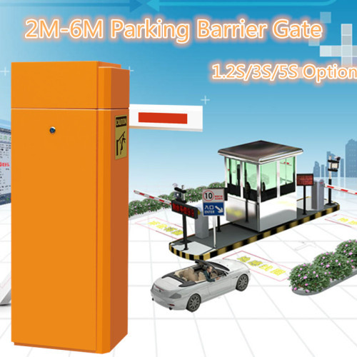 6M Heavy Duty Remote Control Vehicle Barrier Gate RFID Access Control For Smart Parking System