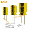 GP Series 105C 4000 ~ 6000 Hours Capacitors Radial Aluminium Electrolytic Capacitors for General Purpose RoHS