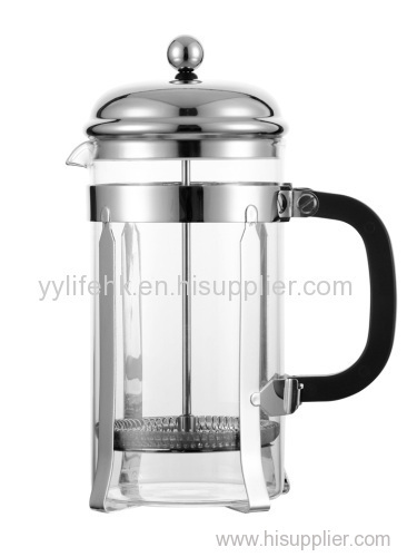 Borosilicate Glass French Press Coffee & Tea Maker