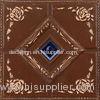 3D carved leather glass decorative interior Wall board fireproof wall covering