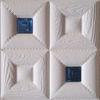 Thermal - Insulating 3D Leather Wall Panels For Government Office Building