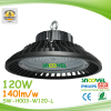 140LM/W 5 Years Warranty IP65 150w UFO Led High Bay Lights With 90degree PC Lens