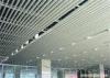 Customized Aluminium Strip Ceiling For Supermarket / Railway Station