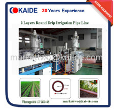 3 Layers Round Drip Irrigation Pipe Making Machine