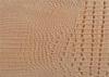 Fashionable EmbossedWall Panels / Faux Leather Ceiling Tiles Khkai Color