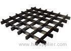 Fireproof Suspended Ceiling Grid Systems / Black Ceiling Grid Weather Resistance