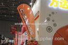 Interior / Outdoor Teardrop Banners 3kg Cross Feet With 360 Degree Turning Radius