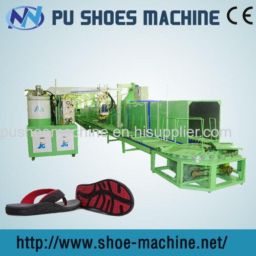 polyurethane shoe making machine