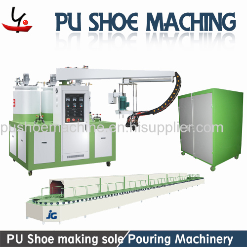 PU shoe sole footwear manufacturing machine