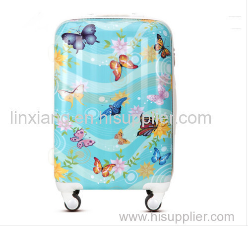 20  24  28  Butterfly abs luggage travel trolley luggage luggage set