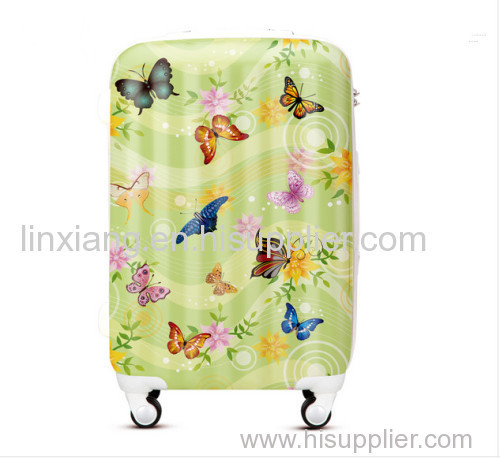 20  24  28  Butterfly abs luggage travel trolley luggage luggage set
