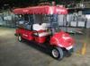 Red Color 2 Seater 48V 3 KW Electric Utility Golf Cart / Beverage Cart Road Legal