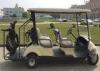 Golden Eco Friendly 4 Passenger Electrical Golf Carts With 2 Years Warranty