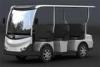 High End 5.0KW Motor Electric Shuttle Car / Tour Bus For Eight Passengers