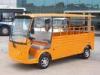 Orange Color 48V Electric Cargo Car / Utility Truck With 2 Seats Eco Friendly