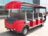 Red Pure Electric Power City Sightseeing Bus For 11 Passenger / Tourist