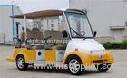 4.0KW EZ GO 6 Passenger Electric Car Shuttle Golf Cart With Roof For Tourist