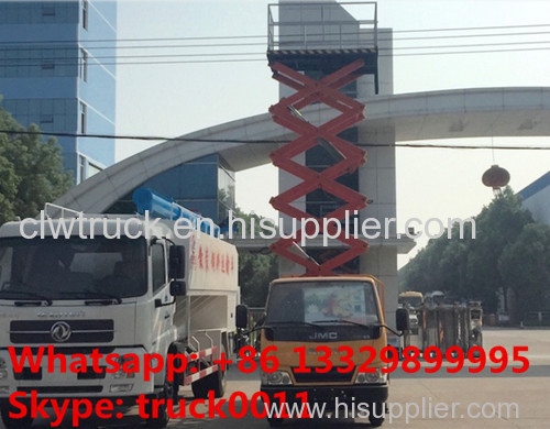 China JMC 4X2 4x4 6 wheel Aerial Ladder Truck with hydraulic lifting aerial work platform for sale