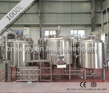 steam heating craft two vessel beer brewery system