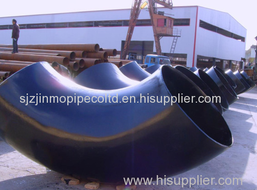 Wholesale Plumbing Materials Black 90-degree Steel Pipe Elbow