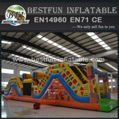 China Hot Sale Inflatable Indian Obstacle Course