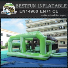 Massive Inflatable Military Obstacle Course