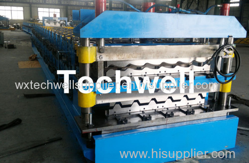 0-15m/min Forming Speed Double Layer Roll Forming Machine With HRC 50-60 Heat Treatment