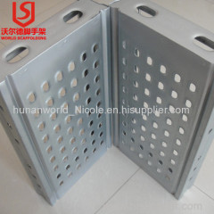 Construction durable galvanized anti-slip factory price Scaffold planks/steel scaffold board/pine scaffold board