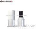 Eco Friendly Empty Custom Lipstick Tubes Cylinder Silver 23Mm Width