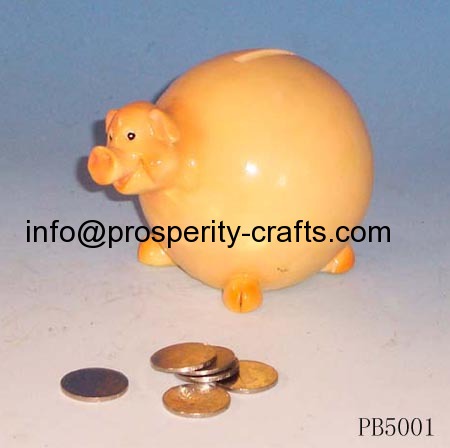 Poly resin Coin bank