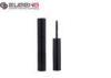 Plastic Black Matte Empty Mascara Tube / Cylinder Mascara Containers