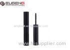 Plastic Black Matte Empty Mascara Tube / Cylinder Mascara Containers