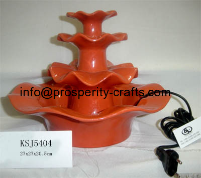 Ceramic tabletop Fountain .