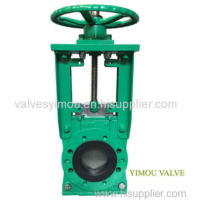 ductile iron slurry knife gate valve